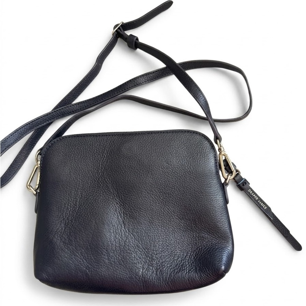 Draper James Navy Blue Pebbled Leather Crossbody Bag - Like New!